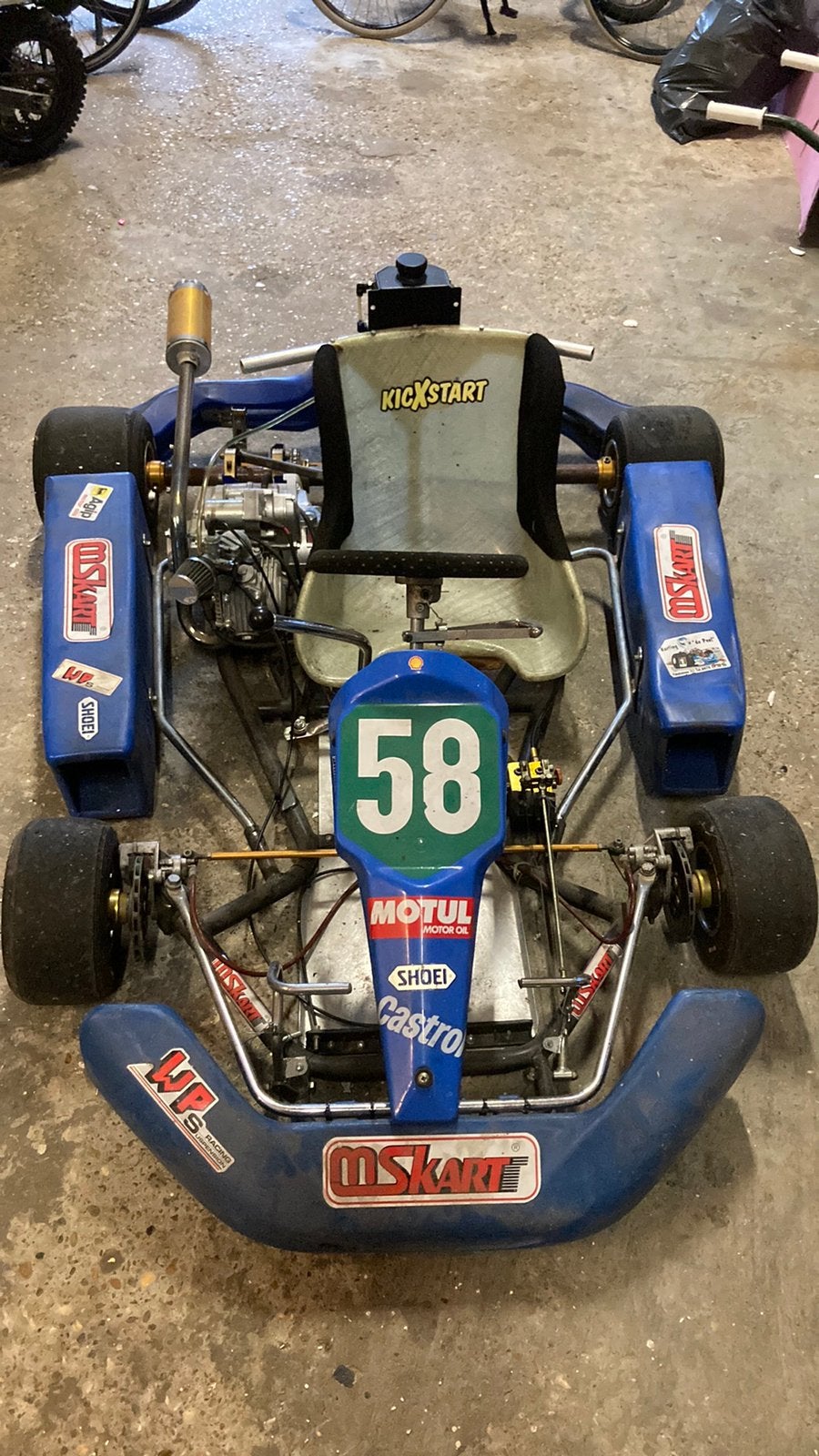 125cc racekart, Ophalen, Gebruikt, Kart