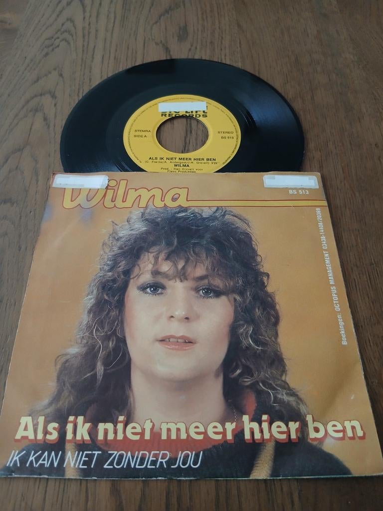 VINYL SINGLE    WILMA 1984, Ophalen of Verzenden, Zo goed als nieuw, Overige formaten, Levenslied of Smartlap