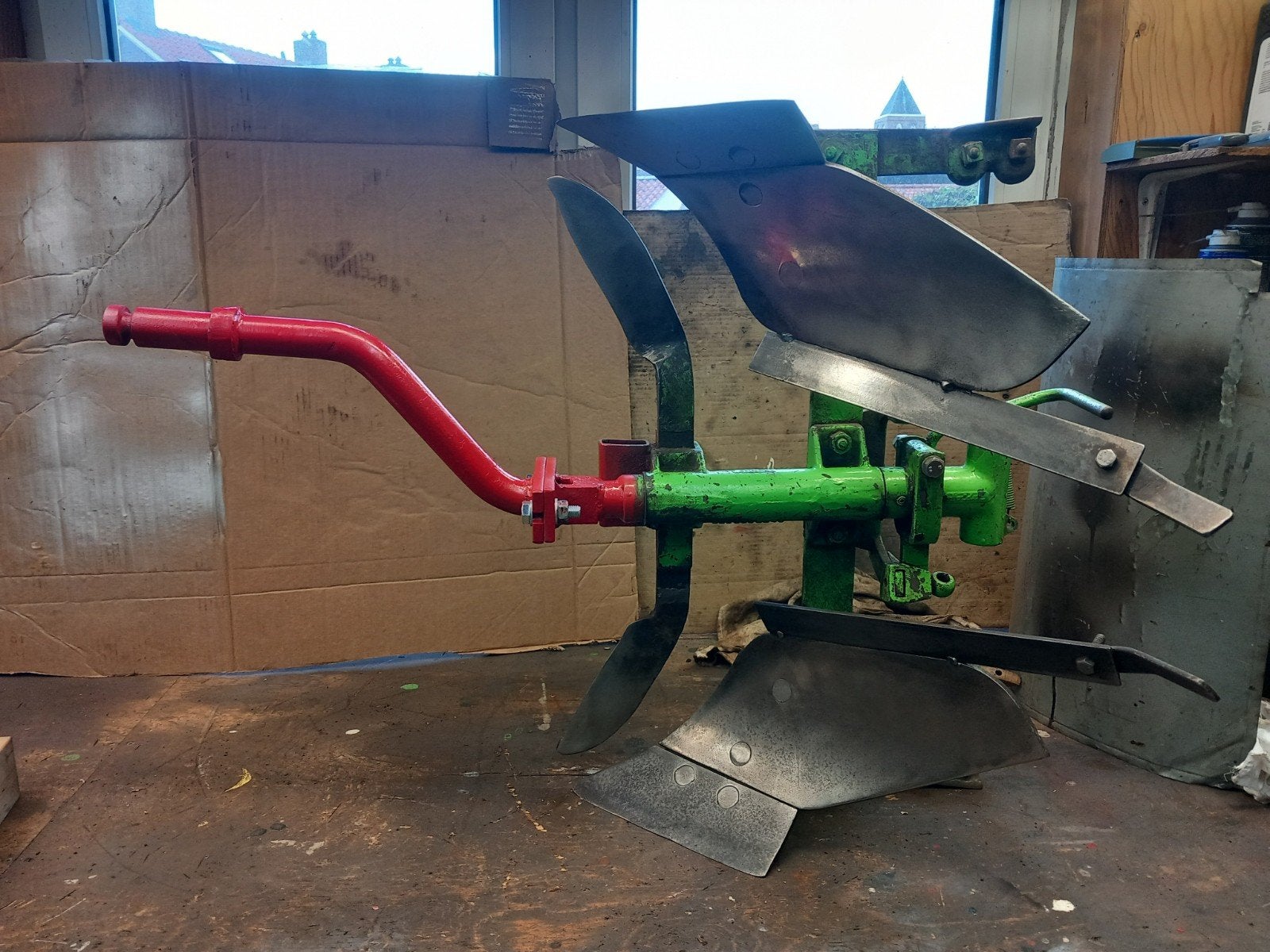 Holder ploeg 2 wiel tractor, Ophalen