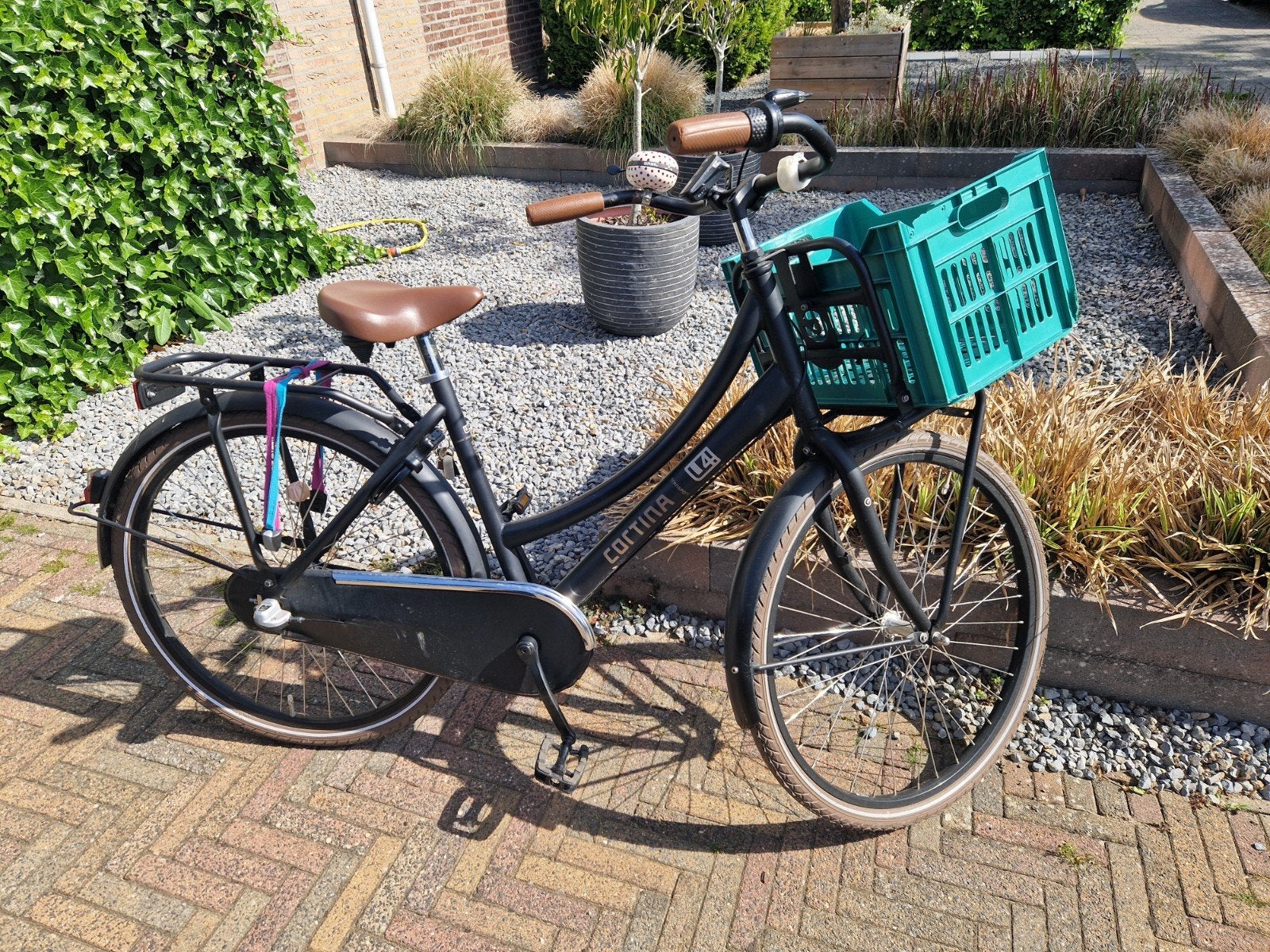 cortina U4 fiets 46 cm frame  transportfiets, Fietsen en Brommers, Fietsen | Meisjes, Ophalen, Terugtraprem, 24 inch, Versnellingen