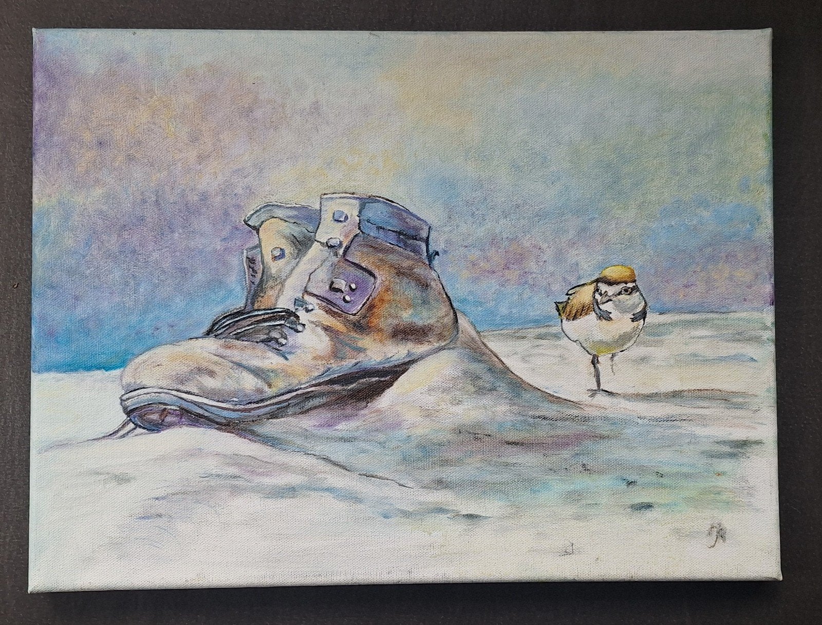 Uniek handgemaakt schilderij, Minder dan 50 cm, Oorspronkelijke maker, Nieuw, Ophalen of Verzenden