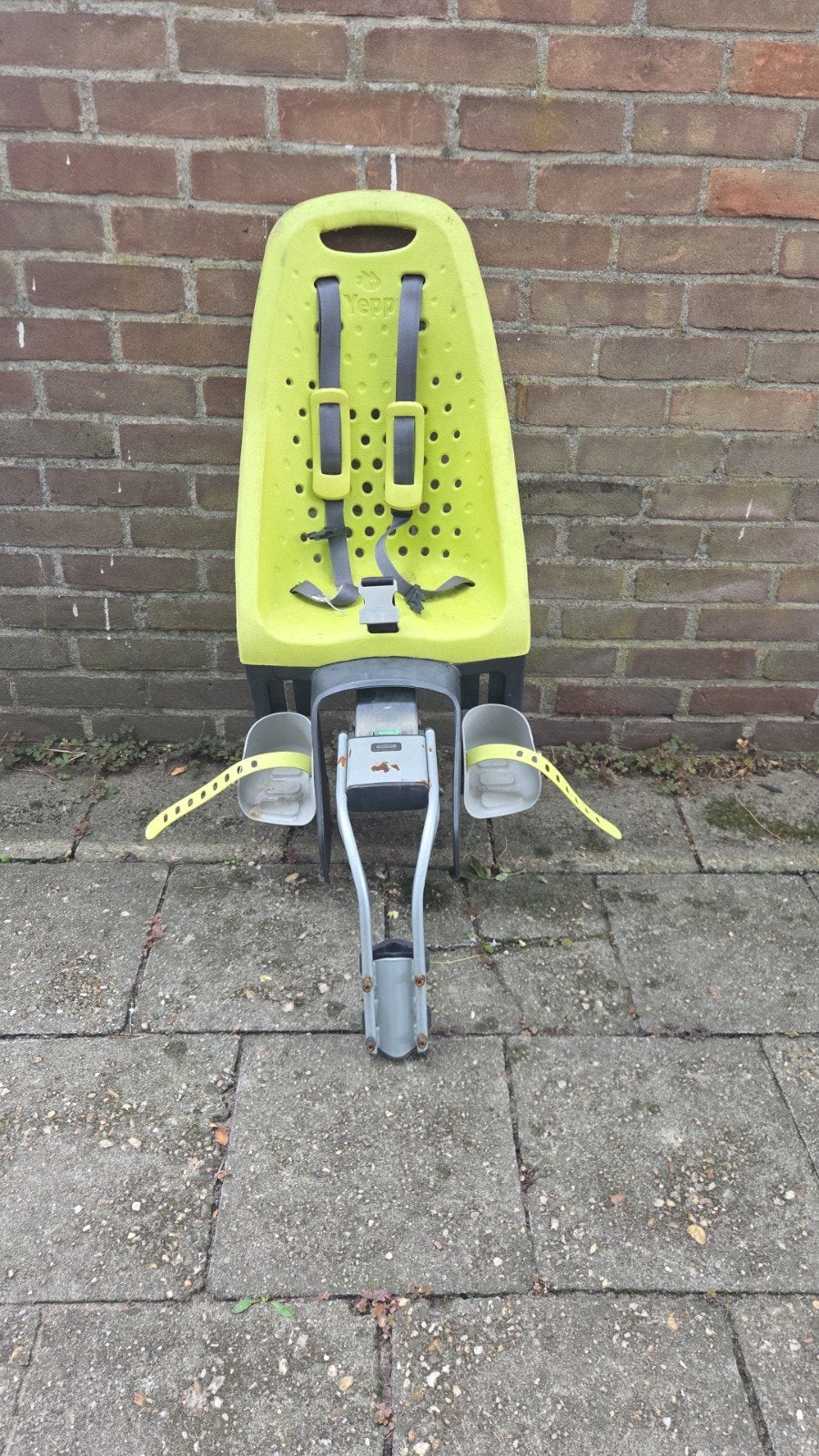 Yepp achterzitje, Ophalen, Gebruikt