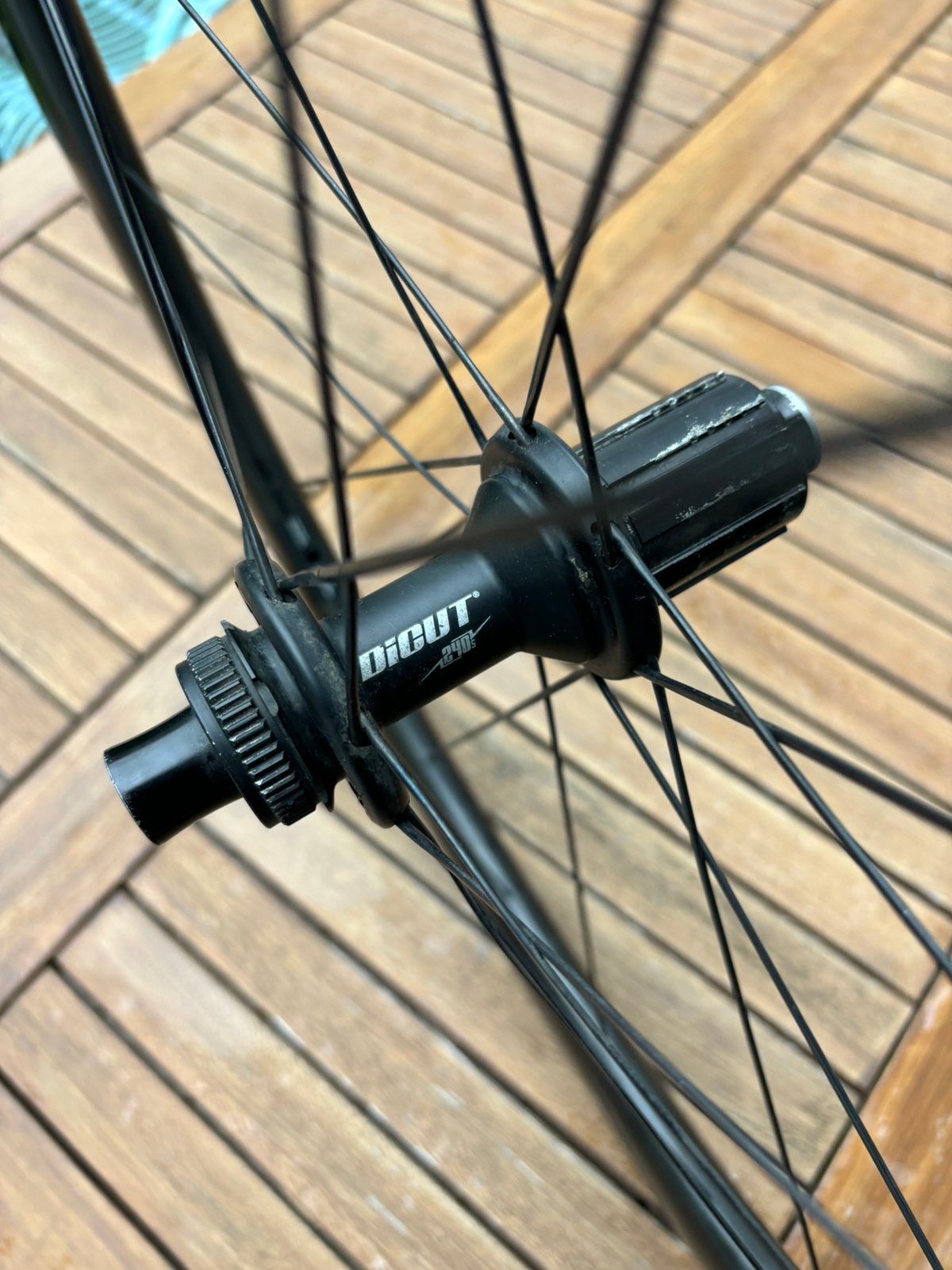 DT Swiss ARC1400 Carbon achterwiel Disc shimano body, Wiel, Gebruikt, Ophalen of Verzenden, Racefiets