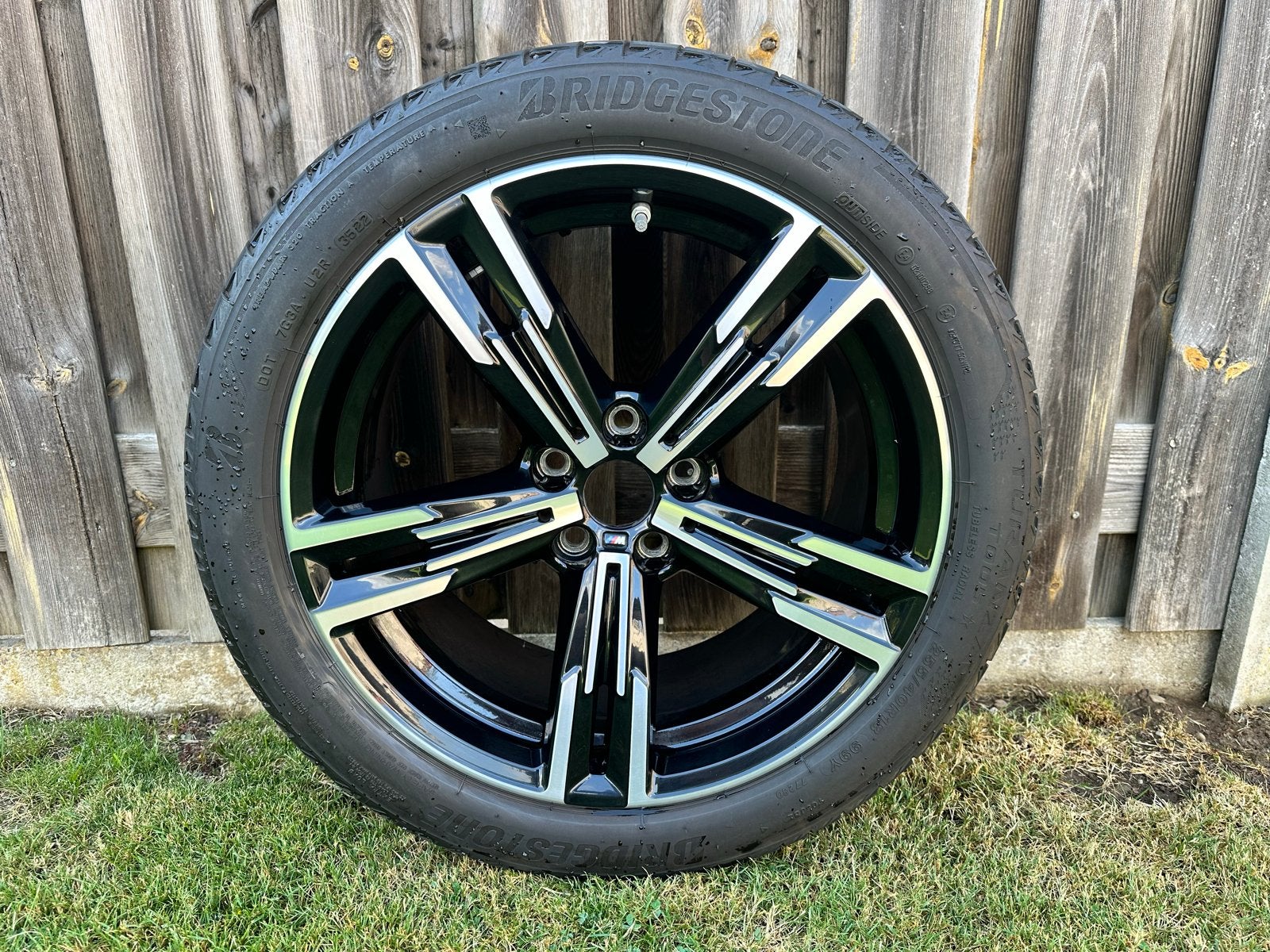 18 inch BMW Styling 848M BiColor Jet Black Breedset, Auto-onderdelen, Banden en Velgen, Ophalen, 18 inch, Banden en Velgen, Zomerbanden