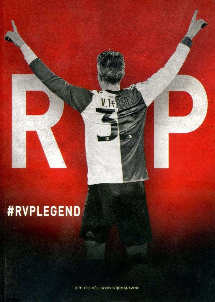 Feyenoord wedstrijdmagazine, Ophalen of Verzenden, Zo goed als nieuw, Feyenoord, Boek of Tijdschrift