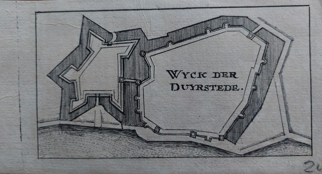 14 / Plattegrond van Wijk bij Duurstede, Antiek en Kunst, Ophalen of Verzenden