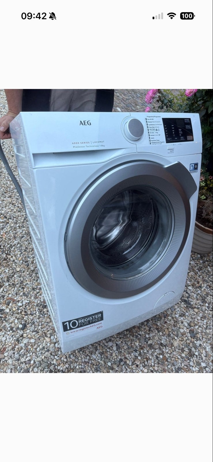 Gratis AEG 6000 binnentrommel kapot Lavamat 8kg Wasmachine, Ophalen, Gebruikt