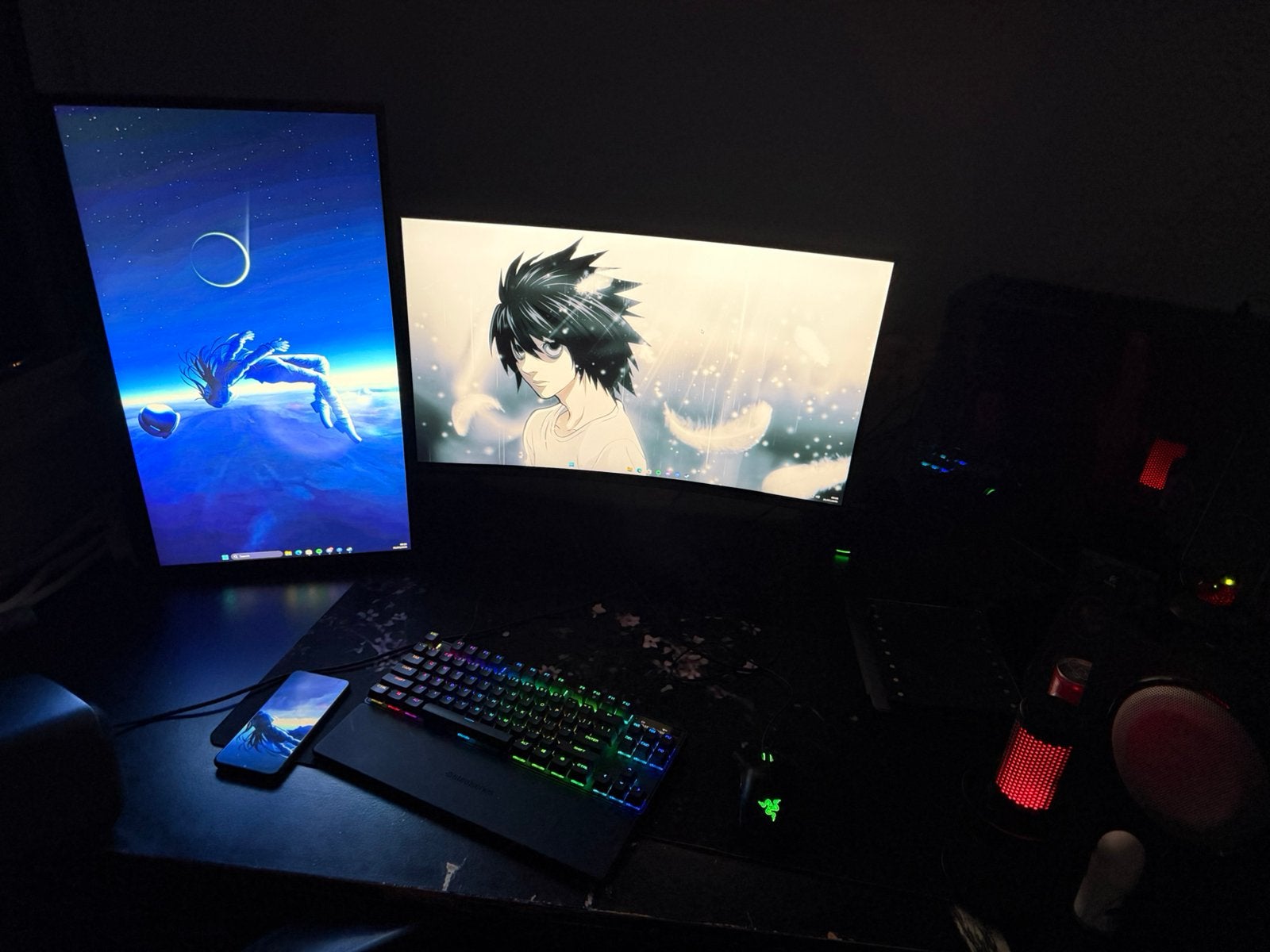 Gaming setup, Ophalen, Gebruikt, Met monitor, Gaming