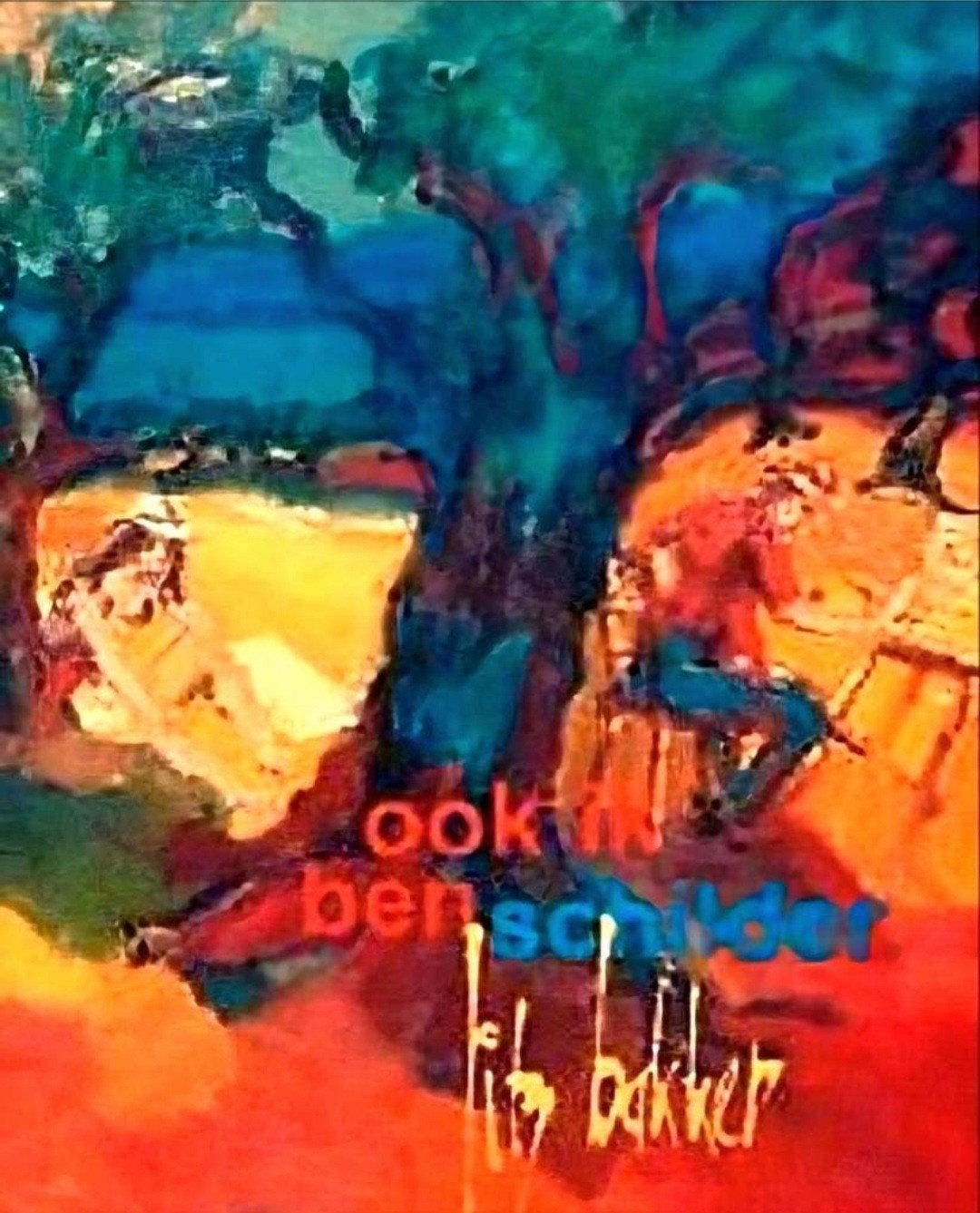 JITS BAKKER ook ik ben schilder. Hardcover Nederlands, Ophalen of Verzenden, Zo goed als nieuw