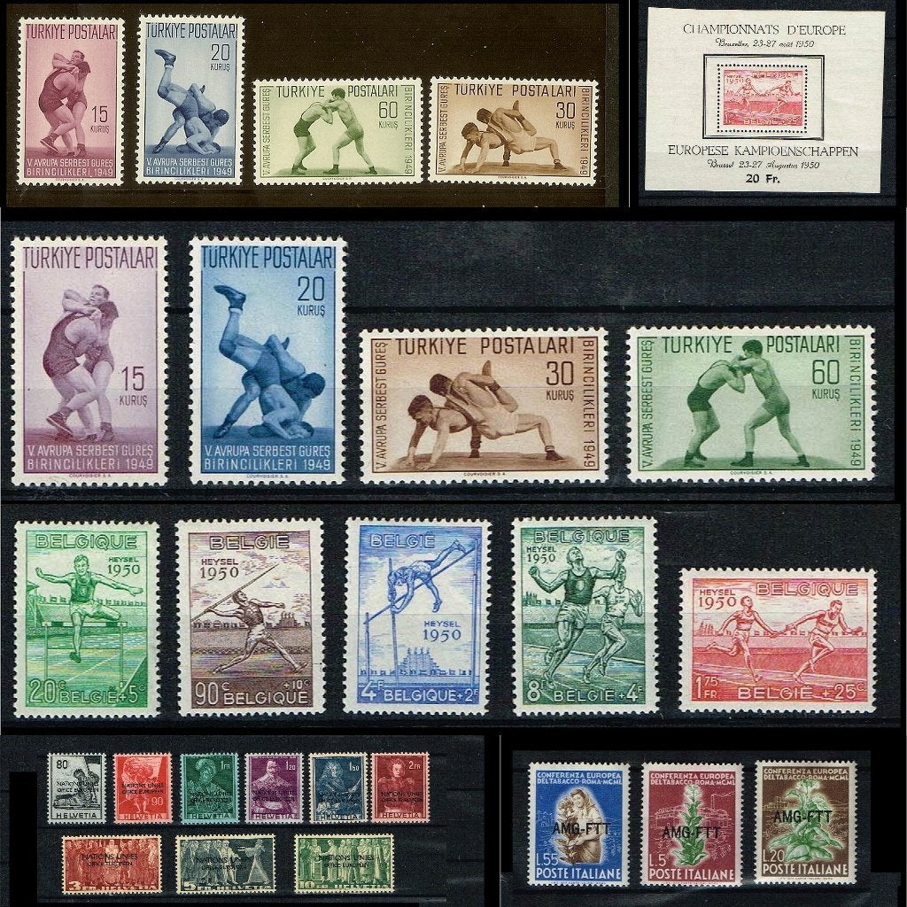 99x ++ zegels postfris Europa gedachte 1949 - 1993 [X62e], Postzegels en Munten, Postzegels | Thematische zegels, Postfris, Overige thema's
