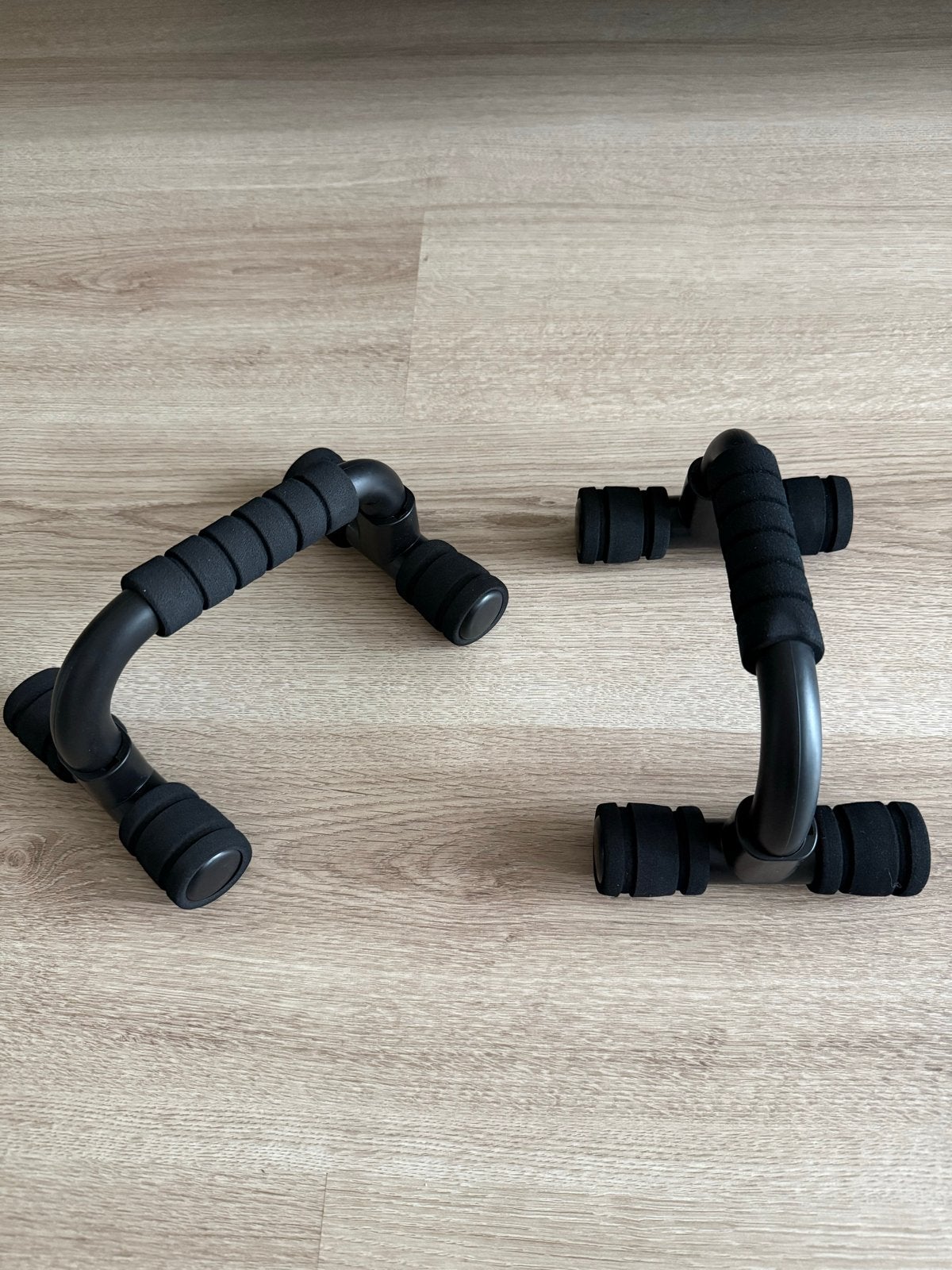 Zwarte opdrukhandgrepen opdruksteunen. Nieuw, Sport en Fitness, Ophalen of Verzenden, Nieuw, Armen, Push-up steun