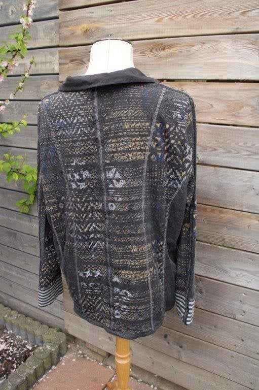 Vest grijs/ blauw/ oker Gerry Weber mt XL Vaste prijs, Maat 46/48 (XL) of groter, Ophalen of Verzenden, Zo goed als nieuw, Grijs