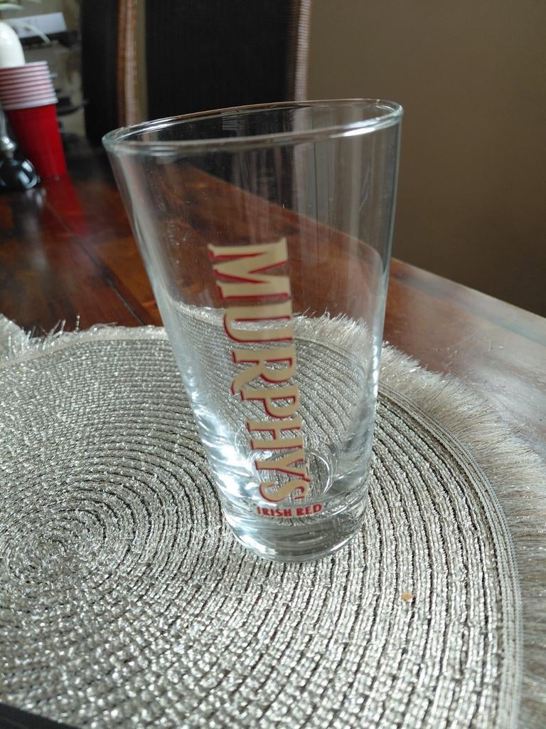 Murphy's Irish Red bierglas 9 stuks, Ophalen, Glas, Overige stijlen