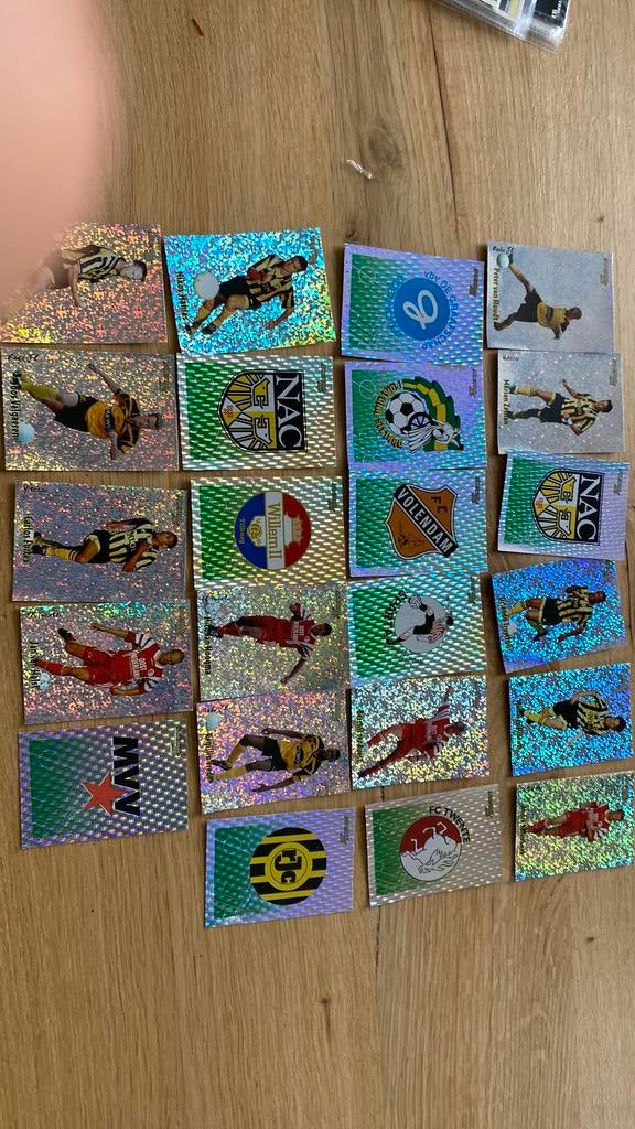 Panini voetbal 98 zilveren, Ophalen of Verzenden, Zo goed als nieuw, Ajax, Poster, Plaatje of Sticker