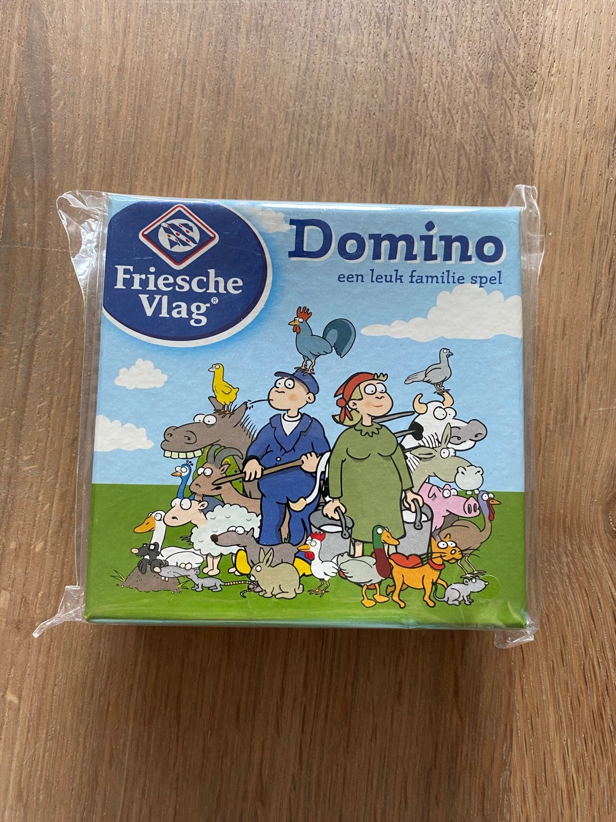 Domino Friesche Vlag - Een leuk familiespel, Een of twee spelers, Ophalen of Verzenden, Nieuw
