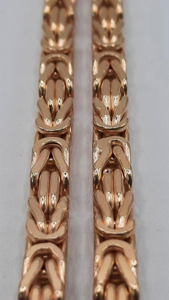 Gouden Koningsketting 14karaat, Www.bredajuwelier.nl, Nieuw, Ophalen of Verzenden, Www.bredajuwelier.nl