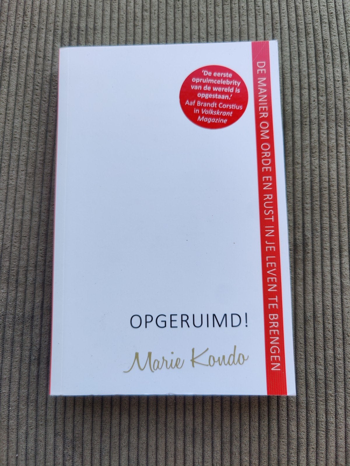 Opgeruimd! De KonMari-methode van Marie Kondo, Boeken, Ophalen of Verzenden, Zo goed als nieuw, Marie Kondo, Nederland