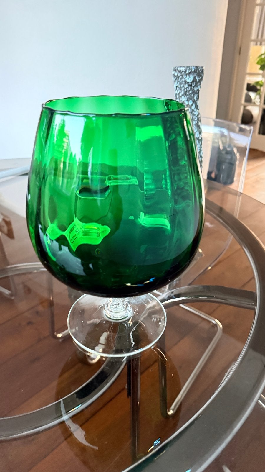 Empoli Cognac Glas , jaren 60, Ophalen of Verzenden