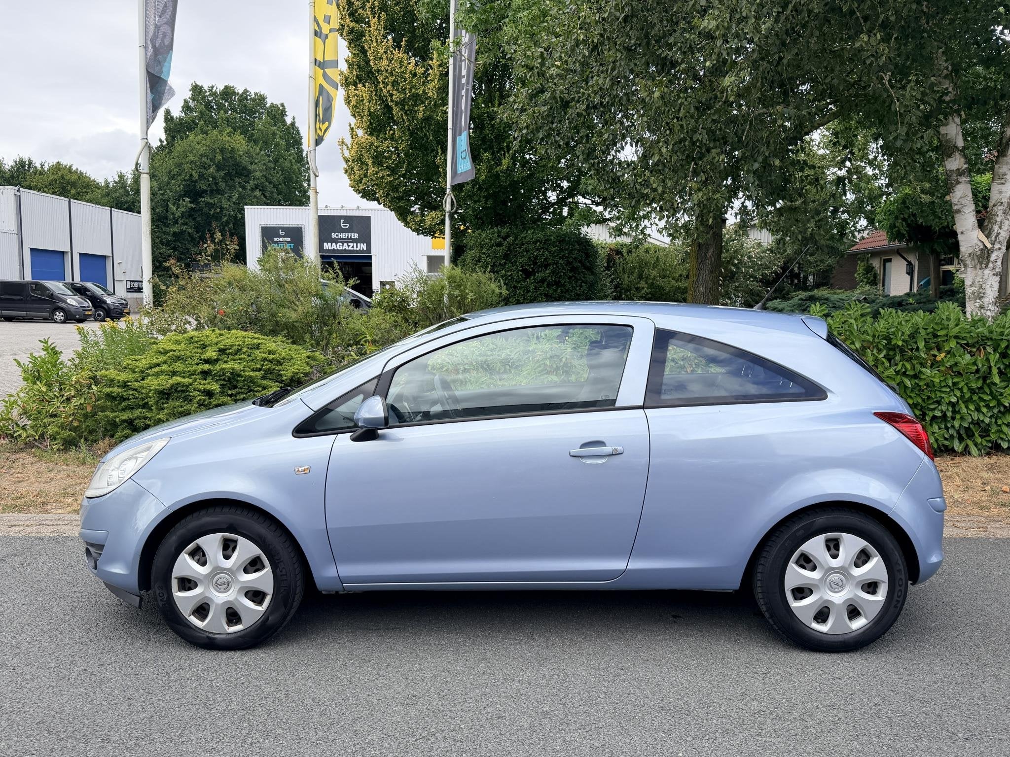 Opel Corsa 1.2-16V Enjoy 80PK•Automaat•Airco, Auto's, Blauw, 1229 cc, Origineel Nederlands, Euro 4