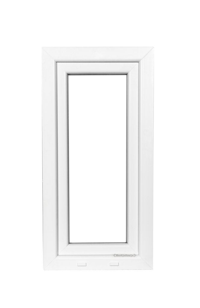 Kunststof Kozijn Draaikiep  B50 H100cm Wit, Niet ingevuld, Kunststof, Raamkozijn, Niet ingevuld