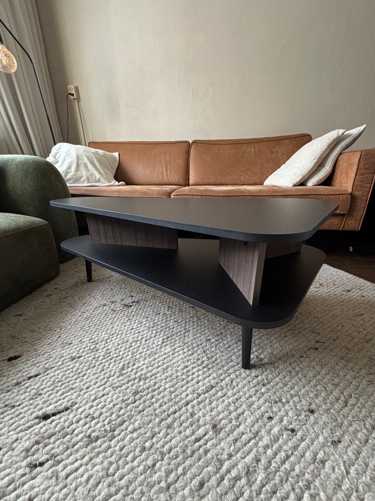 Salontafel / koffietafel, Huis en Inrichting, Ophalen, Gebruikt, 100 tot 150 cm, Eikenhout