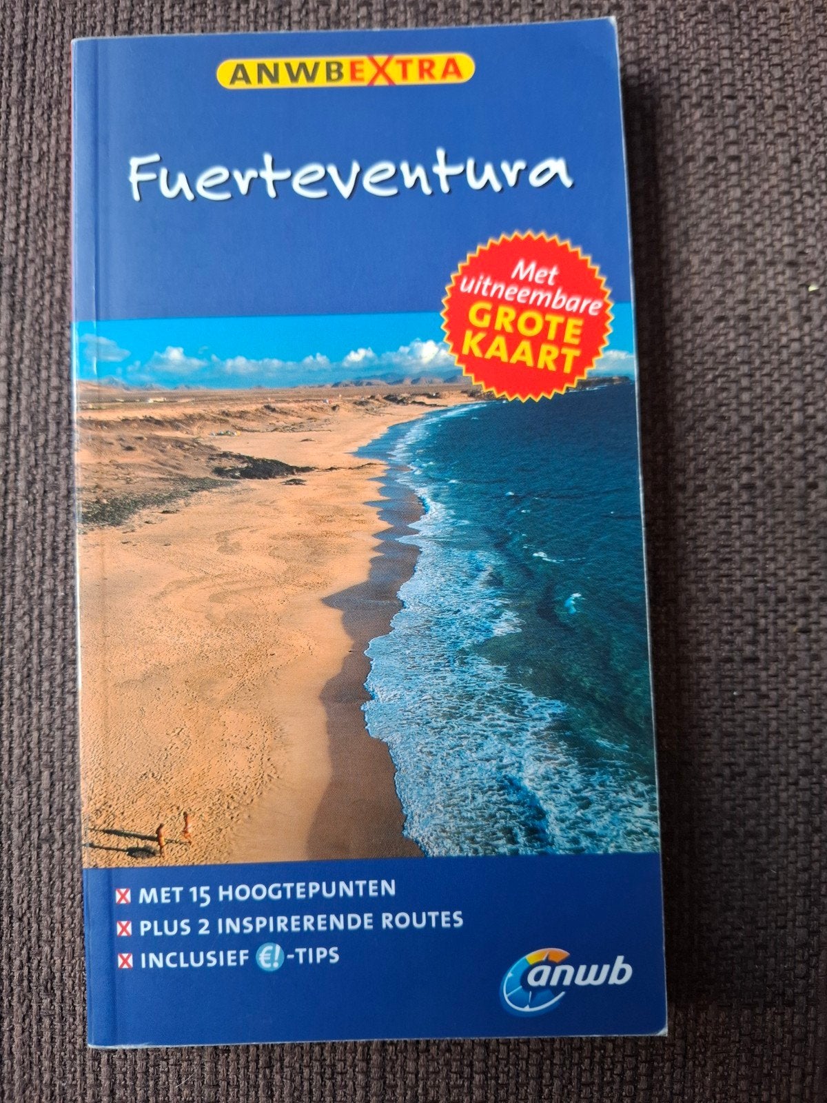 ANWB Extra Reisgids Fuerteventura met uitneembare kaart, Boeken, Reisgidsen, Gelezen, Europa, Ophalen of Verzenden, Reisgids of -boek