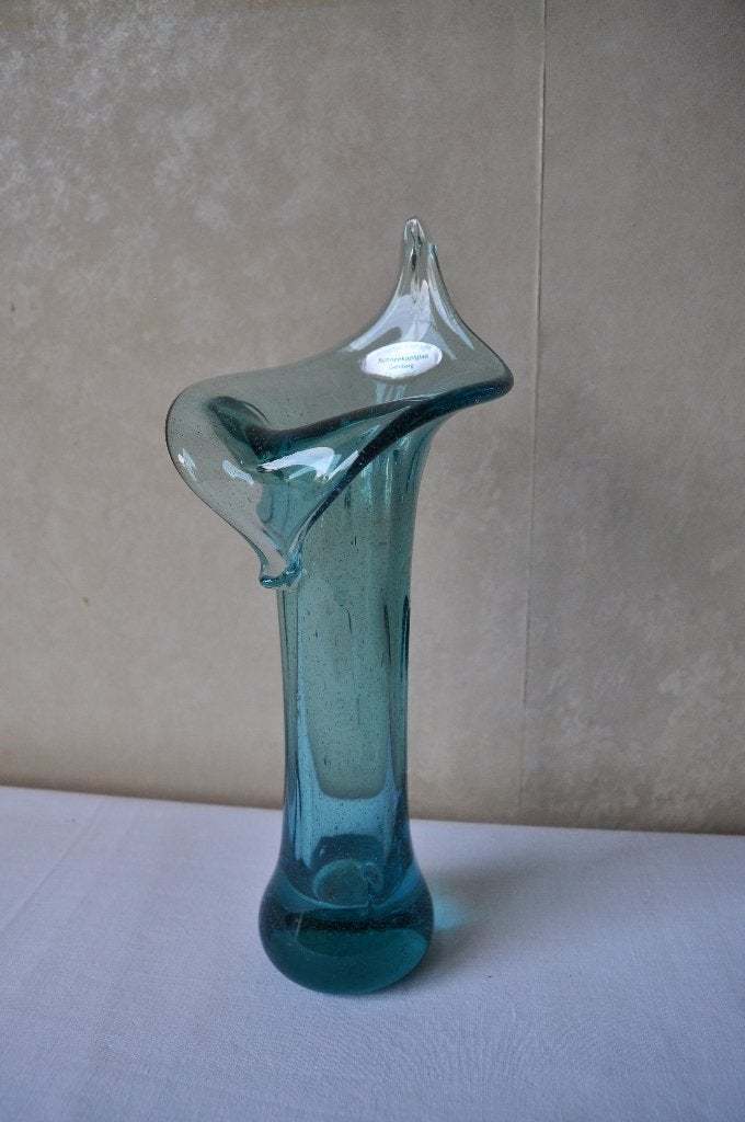 Vintage Vaas Glasblazerij Gehlberg 29 cm, Ophalen