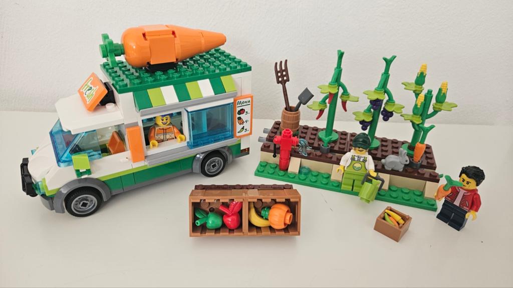 LEGO City 60345 Groenteauto en moestuin, City, Lego, Ophalen of Verzenden, Complete set