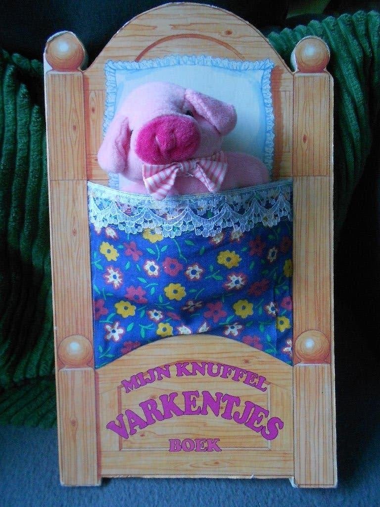 mijn knuffel VARKENTJES boek, 3 tot 4 jaar, Rebo Productions, Ophalen, Gelezen