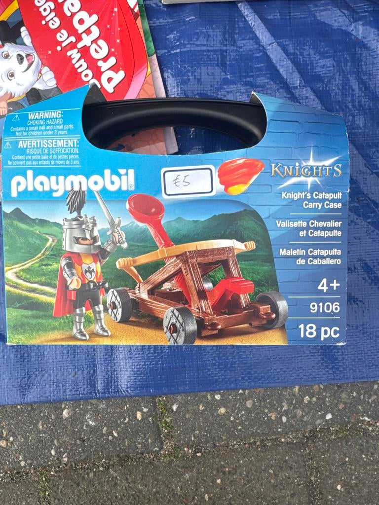 Playmobil Knights Katapult Draagkoffer - Nieuw in doos, Ophalen of Verzenden, Nieuw, Jongen of Meisje