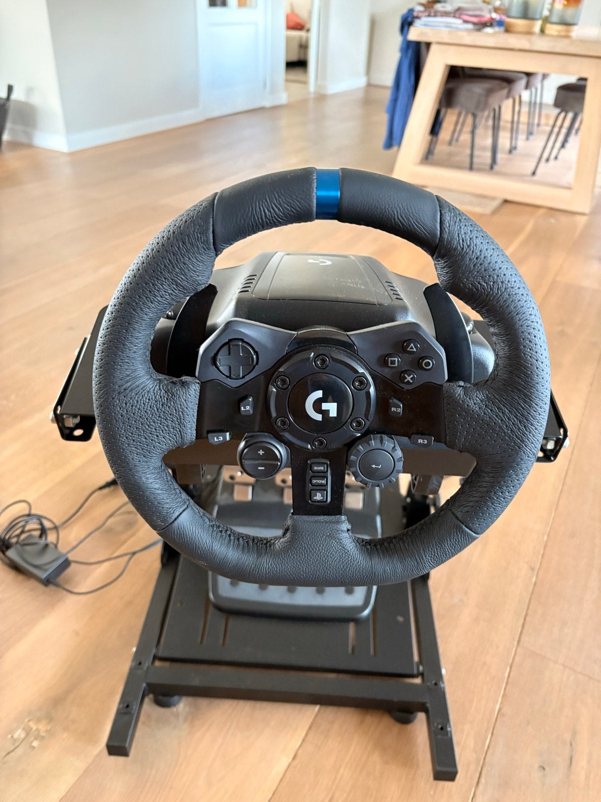 Logitech G923 Racestuur met Pedalen en Wheel Stand Pro, Spelcomputers en Games, Racestuur, Force feedback, Zo goed als nieuw, Logitech
