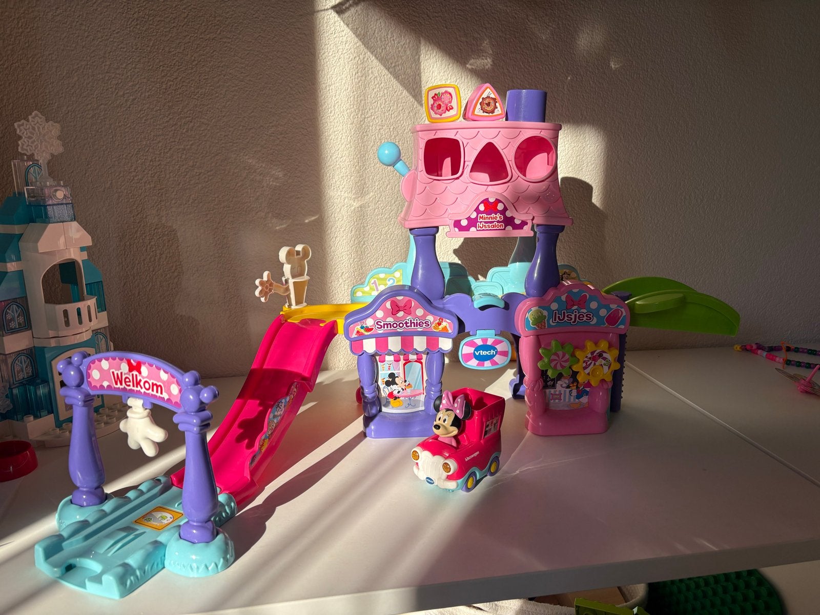 VTech Toet Toet Auto's Minnie Mouse IJssalon Speelset, Ophalen, Zo goed als nieuw, Meisje