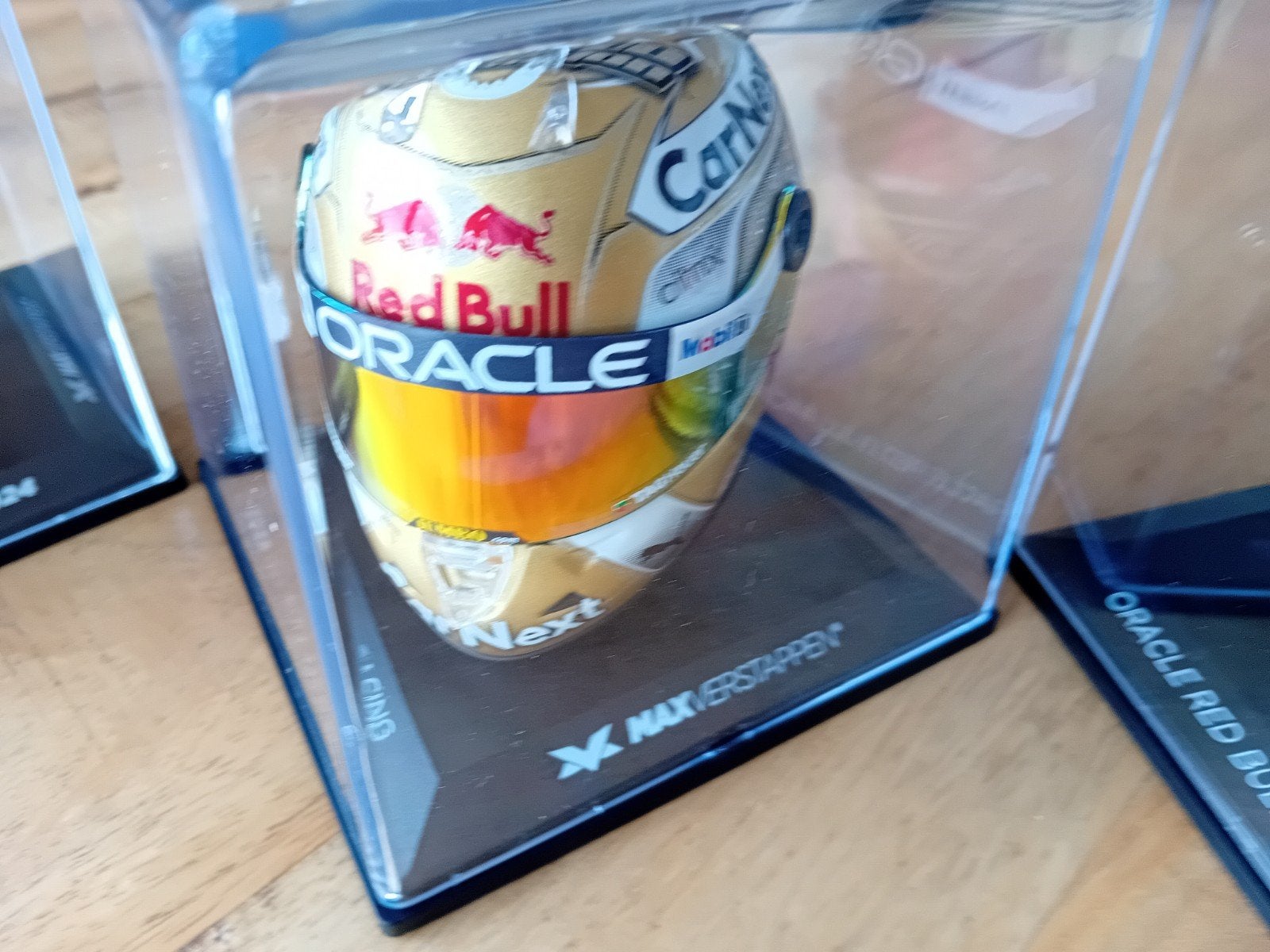 max Verstappen 1/4 helm wk22, Ophalen of Verzenden, Zo goed als nieuw, Formule 1