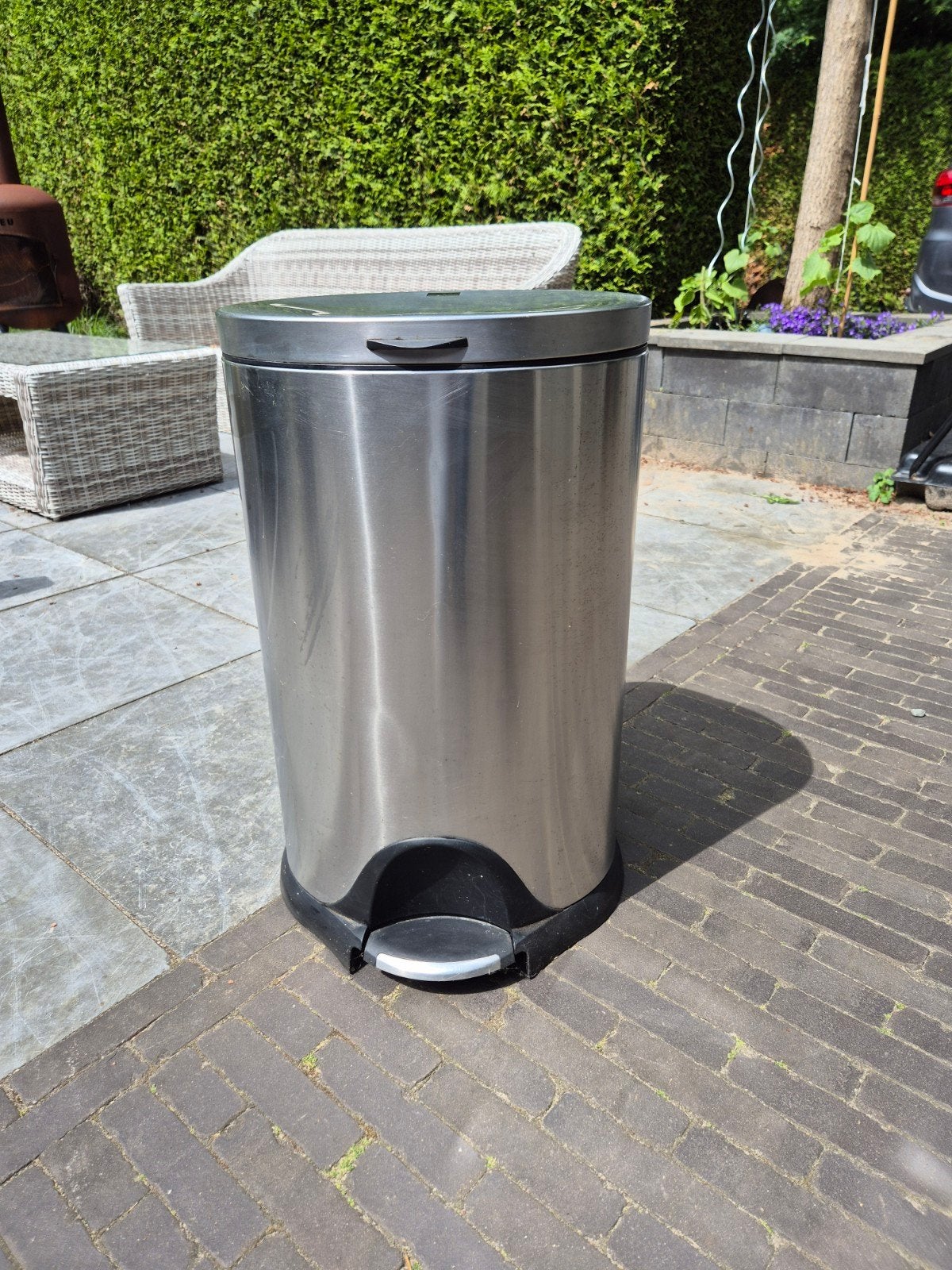 Simplehuman prullenbak - Gebruikt, Ophalen, Gebruikt, 50 tot 75 cm, 40 liter of meer