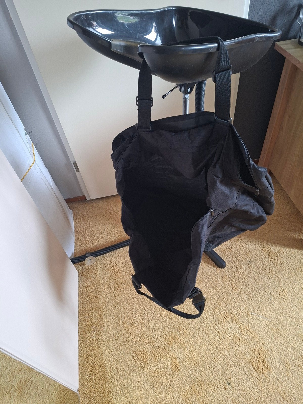 Mobiele wasbak Sibel met draagtas, Ophalen