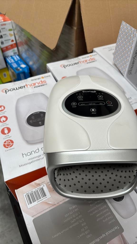 Powerhands handmassageapparaat handen massage, Welcome@orangeplanet.nl, Ophalen of Verzenden, Zo goed als nieuw, Orange planet