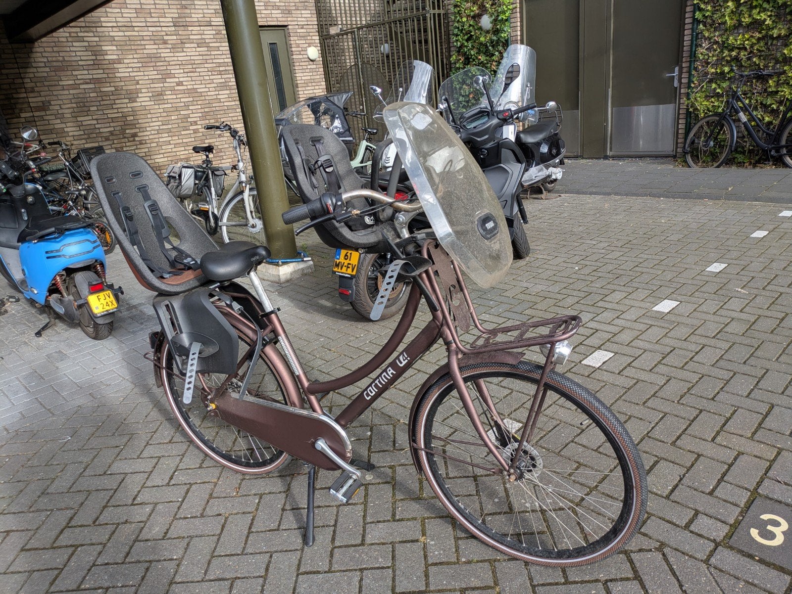 Cortina U4 Transportfiets (family version), 56 cm of meer, Ophalen, Zo goed als nieuw, Overige merken