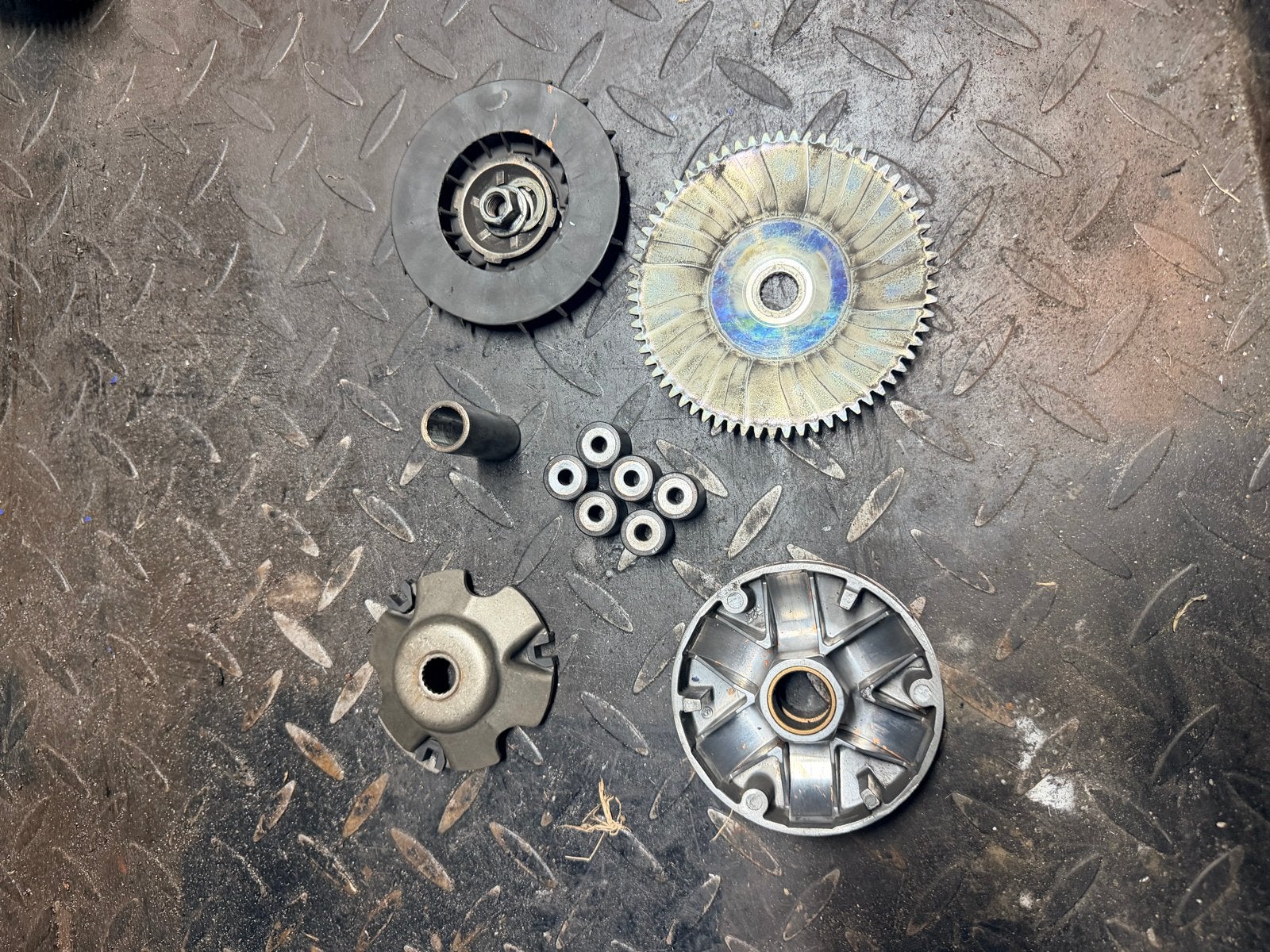 Piaggio Zip Vespa variateurset | Malossi rollen 8,4 gram, Ophalen of Verzenden, Gebruikt, Overige typen, Overige merken