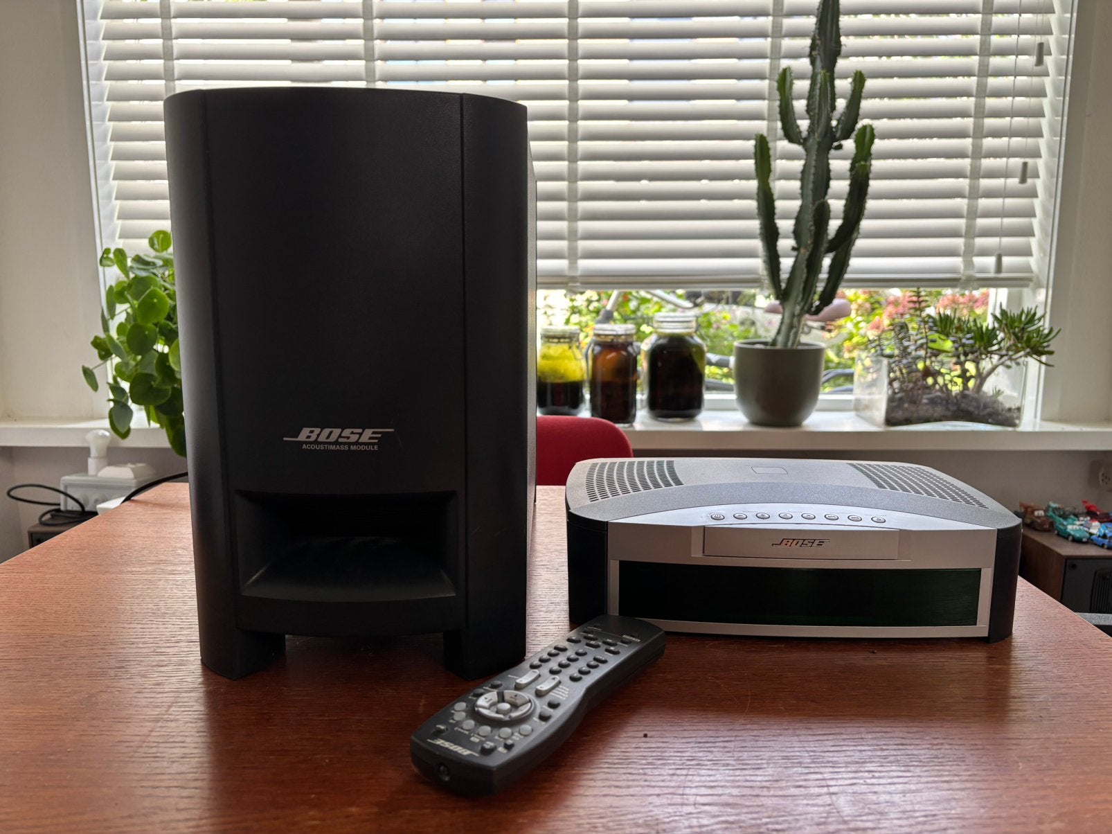Bose AV3-2-1 Media Center + Bas Box + Afstandsbediening, Ophalen, Gebruikt, Overige merken, Overige spelers