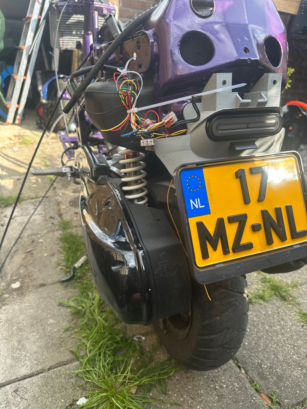 Piaggio SKR 125/180cc A1 Frame + Blok LC 55slag, Ophalen, Gebruikt