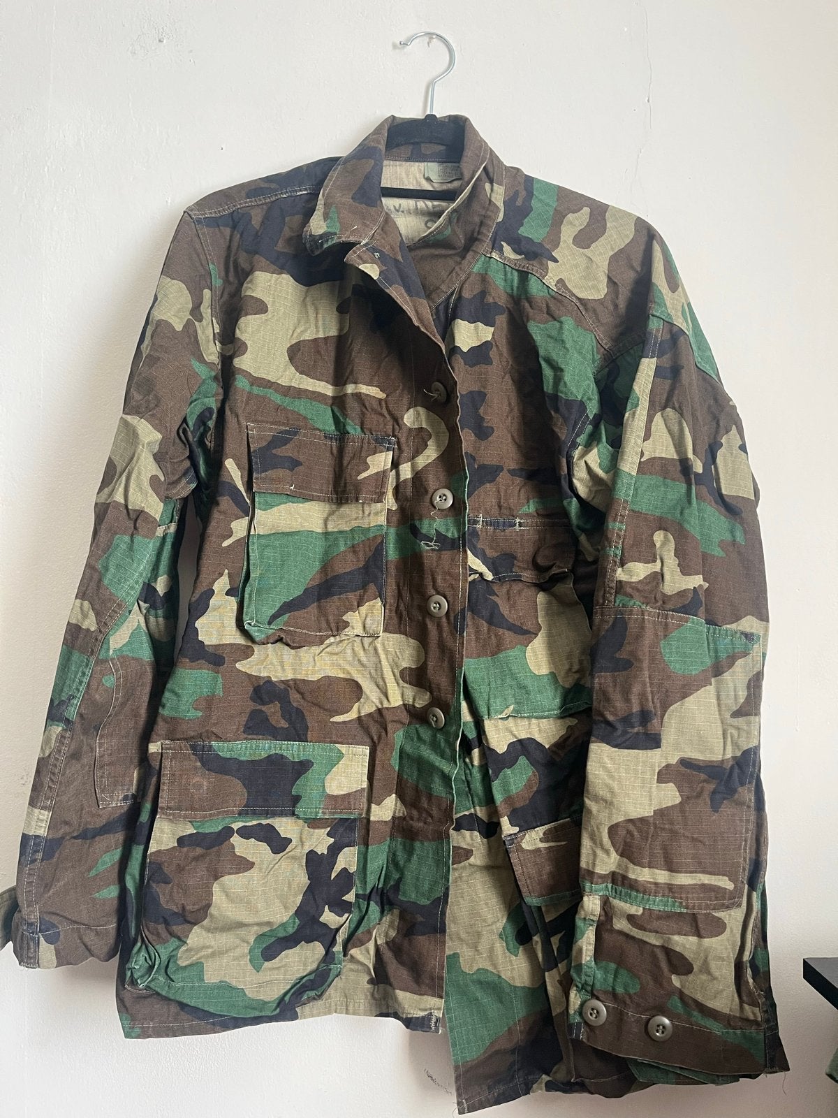 Legerjas Camouflage - Gedragen tijdens Cambodja uitzending, Ophalen of Verzenden, Landmacht, Azië, Kleding of Schoenen