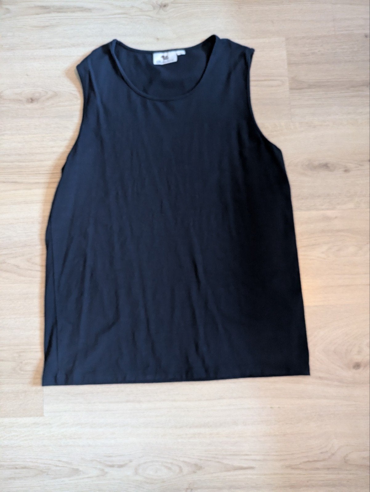 Donker blauw shirt met stretch., Kleding | Dames, Tops, Ophalen of Verzenden, Zo goed als nieuw, Blauw, Korte mouw