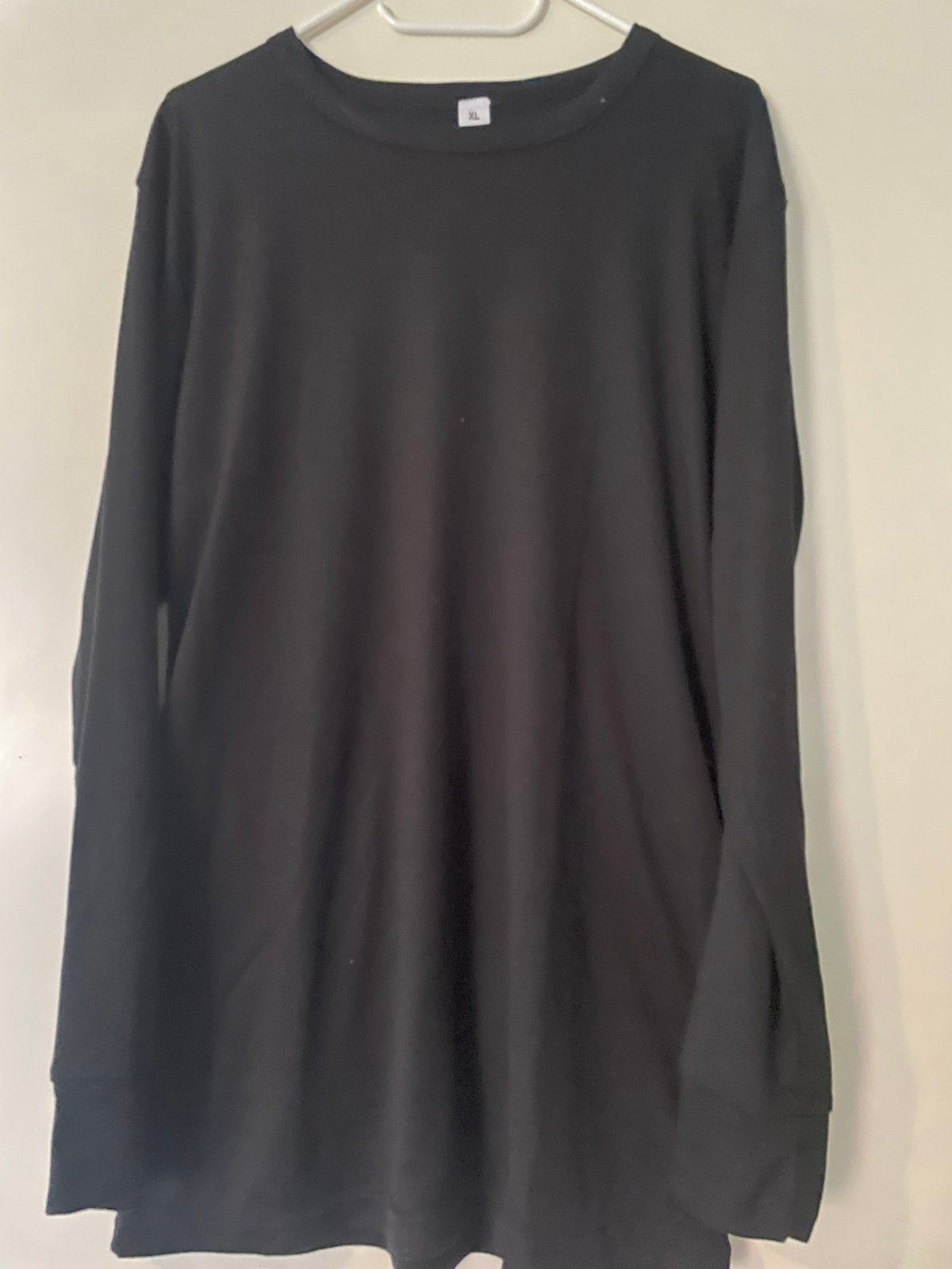 Zwart thermoshirt tshirt shirt nieuw xl longsleeve, Ophalen of Verzenden, Zo goed als nieuw, Maat 56/58 (XL), Zwart