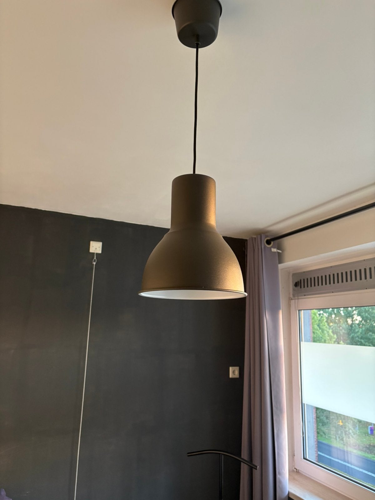 Leuke industriële lamp hang, Ophalen, Zo goed als nieuw