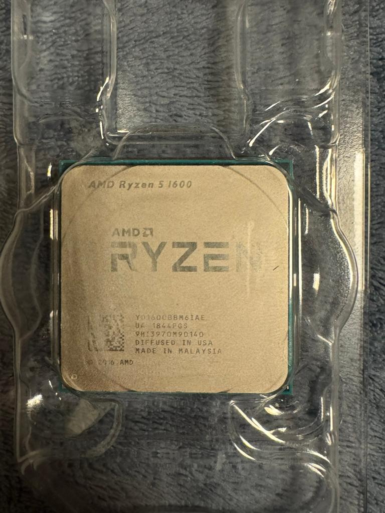Ryzen 5 1600, Ophalen, Zo goed als nieuw, 6-core, 3 tot 4 Ghz