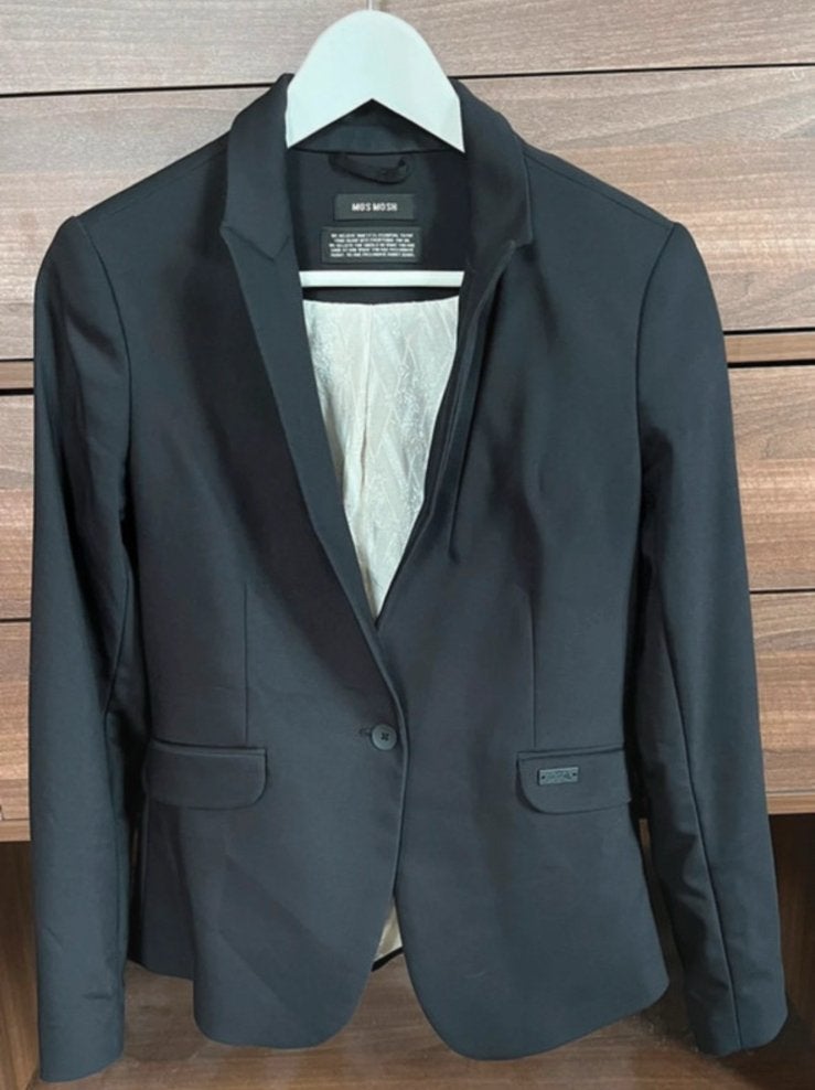 Zwarte Blake Night Blazer van Mos Mosh maat 36, Zwart, Ophalen of Verzenden, Zo goed als nieuw, Jasje