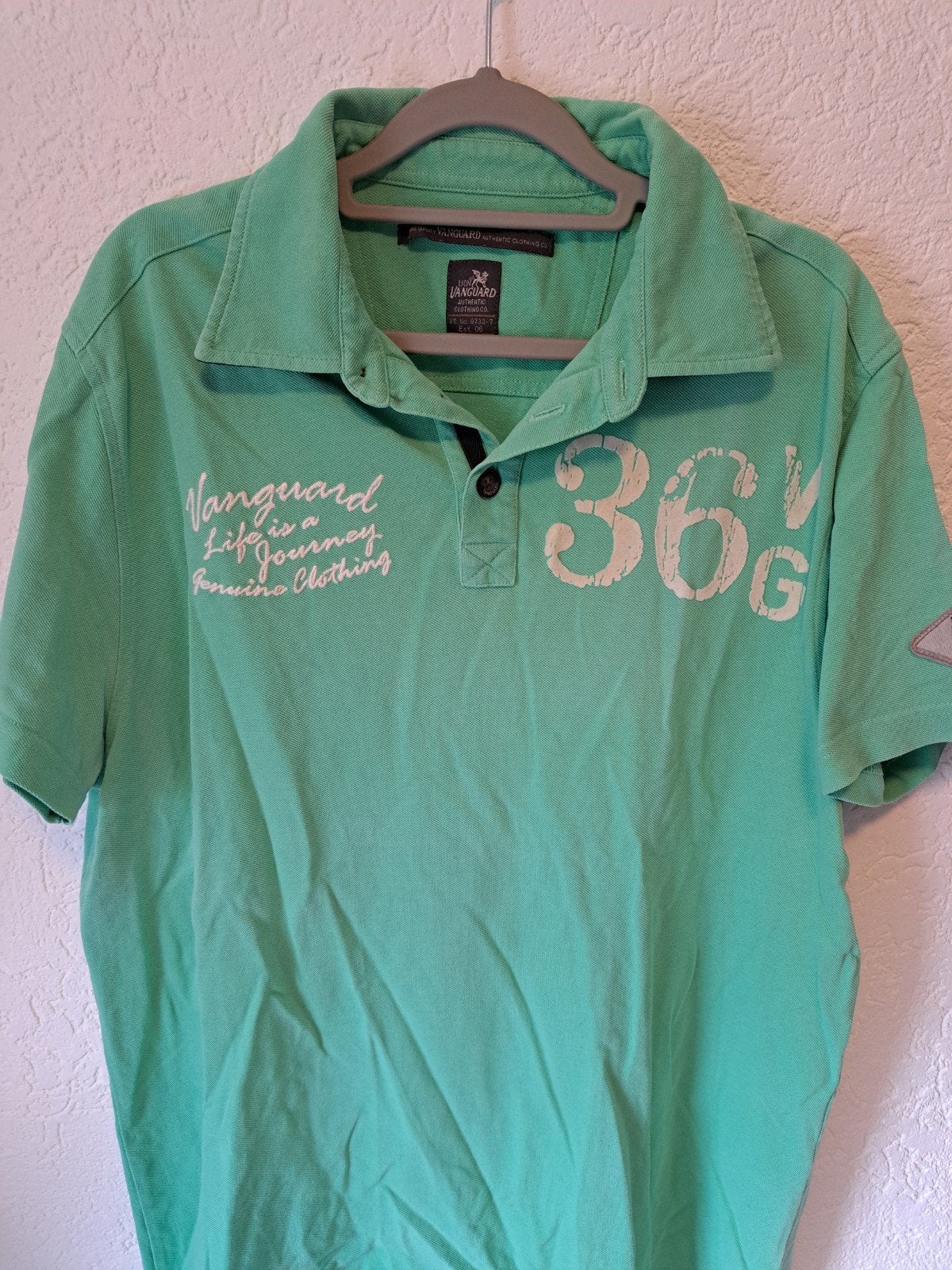 Vanguard pme polo maat L, Ophalen of Verzenden, Zo goed als nieuw, Maat 52/54 (L), Blauw