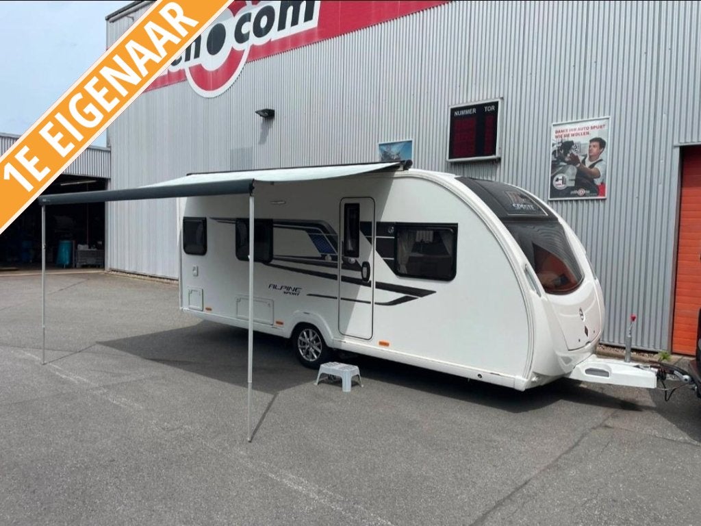 Sprite Alpine Sport 490 CE Mover Luifel Fietsrek NIEUWSSTAAT, Bedrijf, Treinzit, Tot en met 4, 1000 - 1250 kg