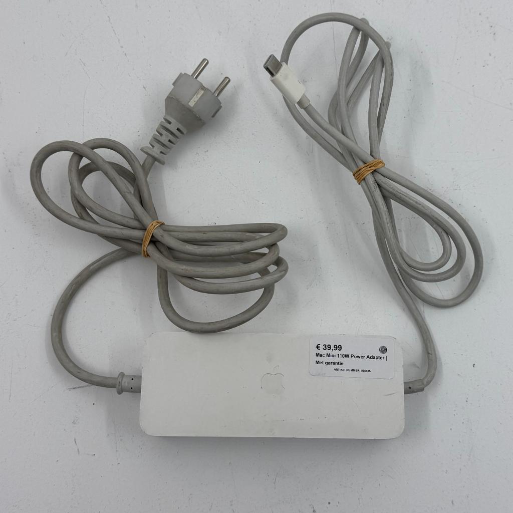 Mac Mini 110W Power Adapter | Met garantie, Computers en Software, Apple Desktops, Zo goed als nieuw, Mac Mini, Onbekend, Onbekend