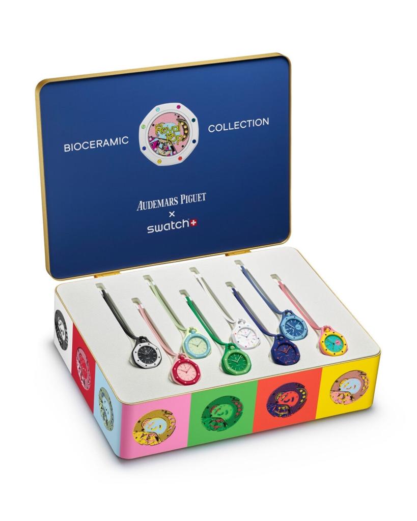 Swatch x Audemars Piguet Royal Pop - Nieuw in doos, Ophalen, Kunststof, Polshorloge, Swatch
